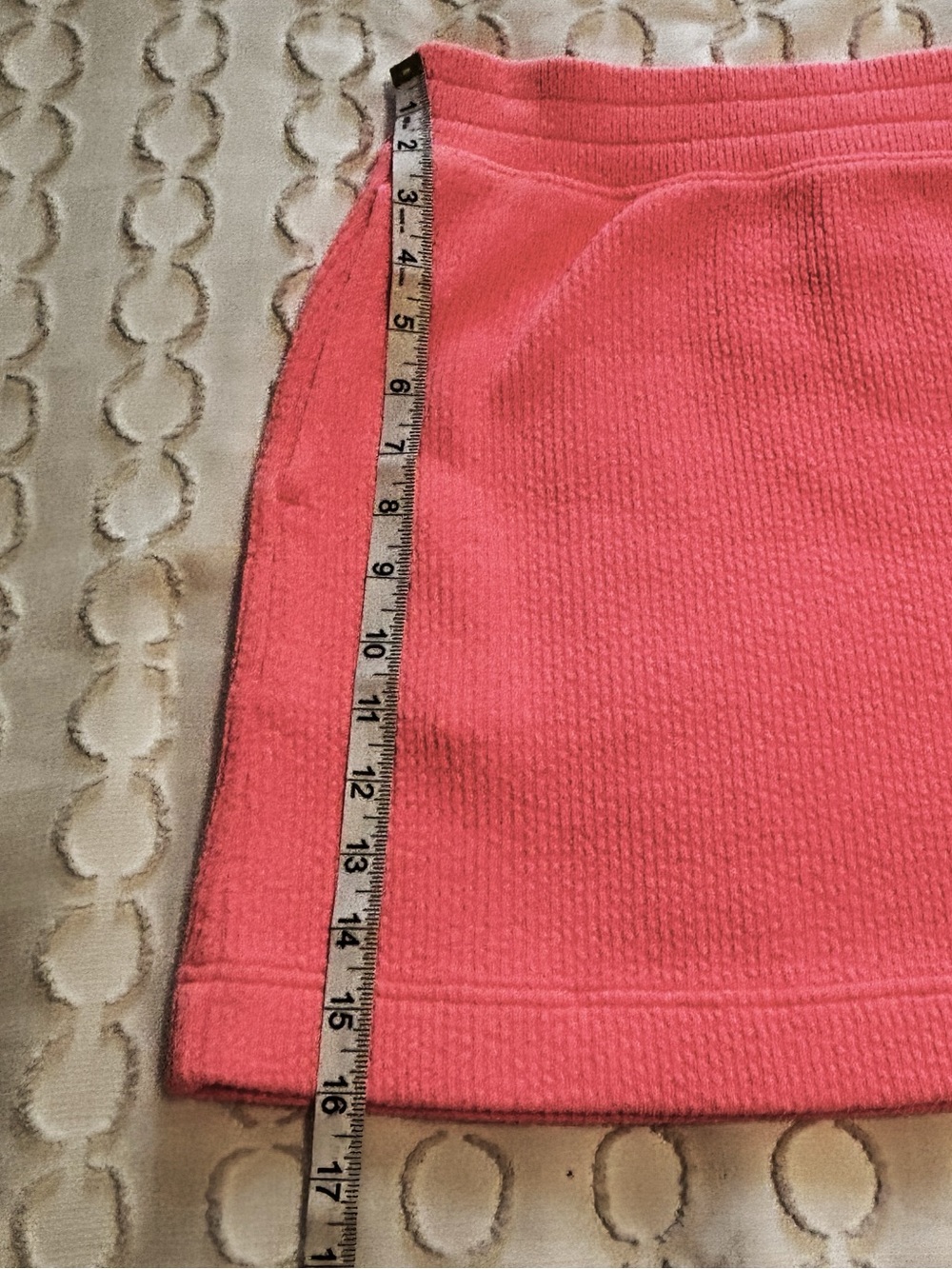 Aerie Wonder Ribbed Knit Mini Skirt Neon Pink NWT size Large - Picture 4 of 8